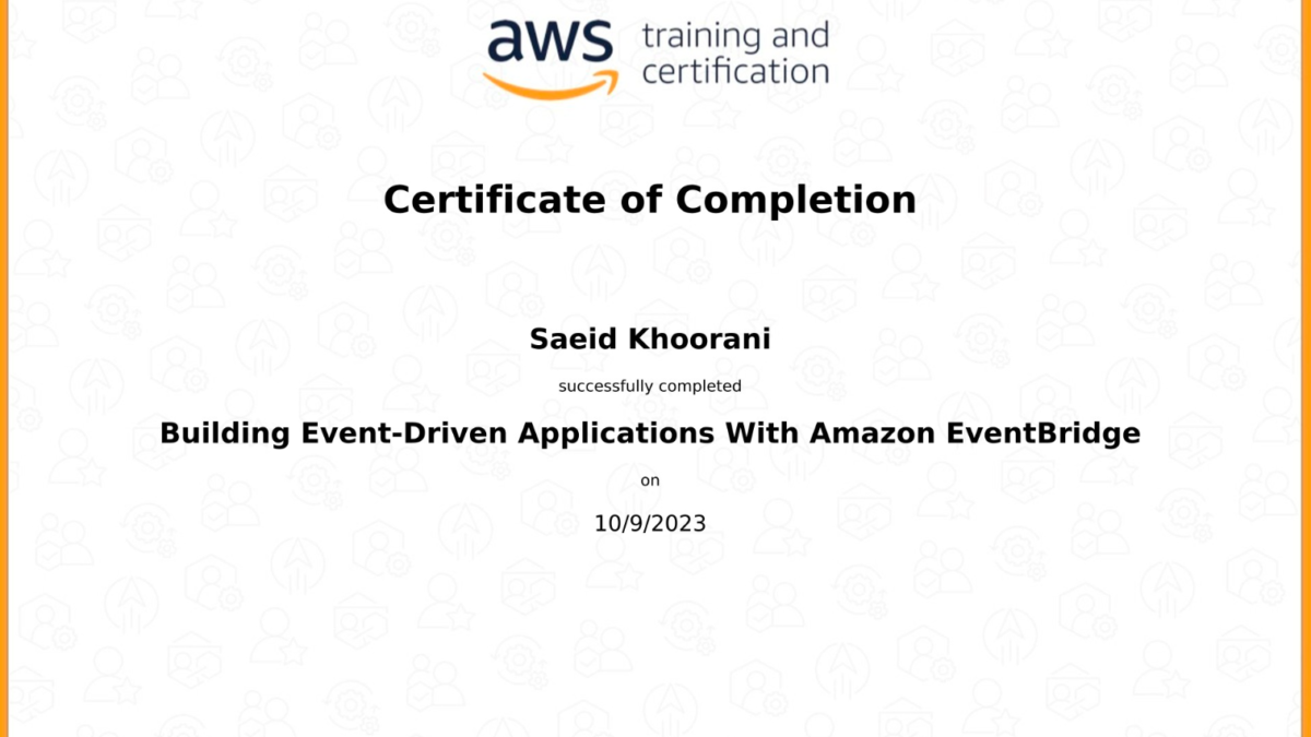 Building Event-Driven Applications With Amazon EventBridge