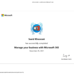 Manage your business with Microsoft 365