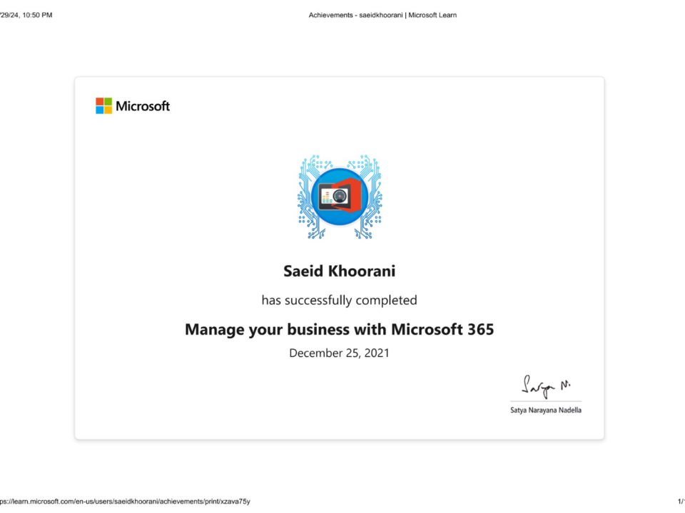 Manage your business with Microsoft 365