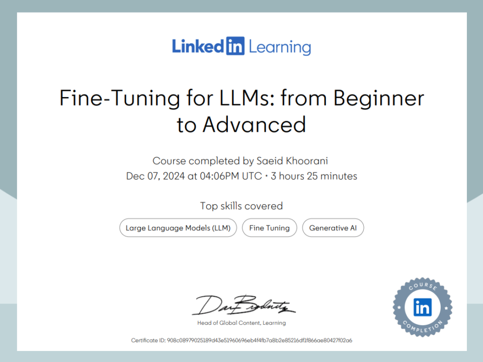 Fine-Tuning for LLMs: from Beginner to Advanced